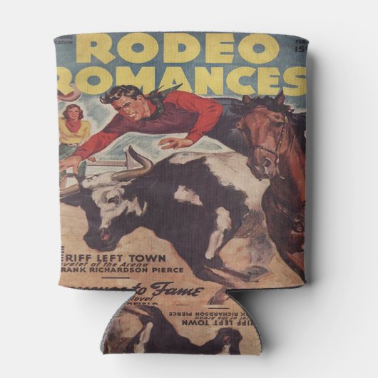 ウエスタンロデオカウボーイステアレスリングロデオロマンス 缶クーラー (裏面)
