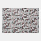 ウエスタンロデオカウボーイズローピン キッチンタオル (横)