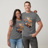 ウエスタンロデオカウボーイブルライディングカスタム Tシャツ (ユニセックス)