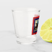 ウエスタンロデオカウボーイブロンクライダー ショットグラス (左)
