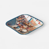 ウエスタンロデオカウボーイマットンバスティング ペーパープレート (傾斜あり)