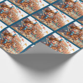 ウエスタンロデオカウボーイロープ ラッピングペーパー (角)