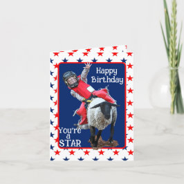 ウエスタンロデオカウボーイ女性のカーボーイマットンバスティングアザ シーズンカード