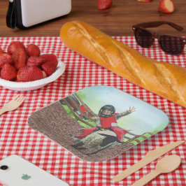 ウエスタンロデオカウボーイ女性のカーボーイマットンブスティング ペーパープレート