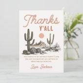 ウエスタンロデオカウボーイ誕生日サンキューカード サンキューカード (スタンド正面)