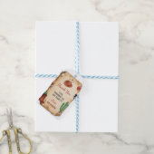 ウエスタンロデオカウボーイ誕生日サンキューユーラベル ギフトタグ (より糸付き)