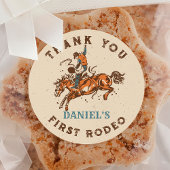 ウエスタンロデオカウボーイ誕生日 ラウンドシール