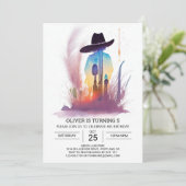 ウエスタンロデオカウボーイ誕生日 招待状 (スタンド正面)