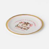 ウエスタンロデオバチェロレッテブライダルシャワー ペーパープレート (アングル)