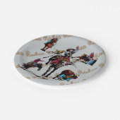 ウエスタンロデオパーティー紙プレート ペーパープレート (アングル)