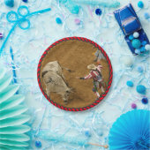 ウエスタンロデオパーティー紙プレート ペーパープレート (パーティー)