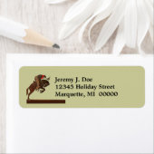 ウエスタンロデオブロンクカウボーイ差出人住所ラベル ラベル (インサイチュ)