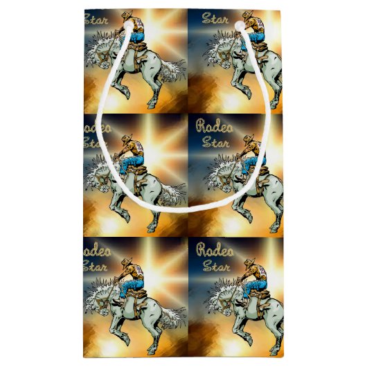 ウエスタンロデオブロンクライダー抱き枕 スモールペーパーバッグ (裏面)