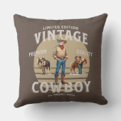 ウエスタンロデオヴィンテージカウボーイ クッション (裏面)