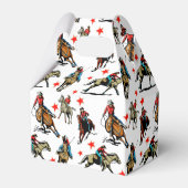 ウエスタンロデオ女性のカーボーイオンウマ フェイバーボックス (裏面サイド)