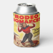 ウエスタンロデオ女性のカーボーイタイイングカーフレロデオロマンスカ 缶クーラー (缶裏面)