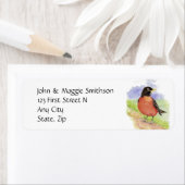 ウエスタンロビンガーデンバード住所 シール (インサイチュ)