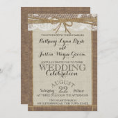 ウエスタンロマンスバーラップアンドレース 招待状 (正面/裏面)