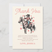 ウエスタンワイルドウェスト誕生日 サンキューカード (正面)