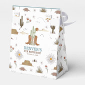 ウエスタンワイルドウエストカウボーイ誕生日サンキューユユー フェイバーボックス (裏面サイド)