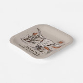 ウエスタンワイルドウエストカントリーカウボーイ誕生日 ペーパープレート (傾斜あり)