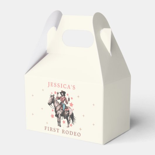 ウエスタンワイルドウエストカントリー女性のカーボーイ誕生日 フェイバーボックス (正面サイド)