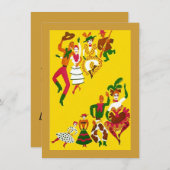 ウエスタンワイルドウエストパーティーテーマ招待状カウボーイ 招待状 (正面/裏面)