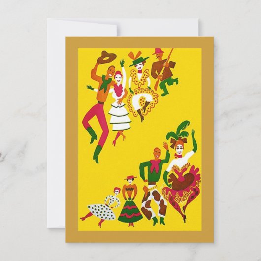 ウエスタンワイルドウエストパーティーテーマ招待状カウボーイ 招待状 (正面)