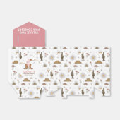 ウエスタンワイルドウエスト女性のカーボーイバースデーパーティー フェイバーボックス (折り畳みなし)