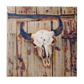 ウエスタンヴィンテージブ素朴ルスカルブラウンバーン タイル (正面)