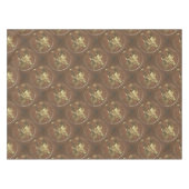 ウエスタンヴィンテージ女性のカーボーイテーブルクロス テーブルクロス (正面(横))