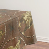 ウエスタンヴィンテージ女性のカーボーイテーブルクロス テーブルクロス (インサイチュ)