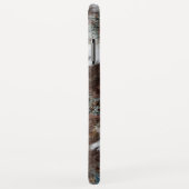 ウエスタン女性のカーボーイコウィドブラウンレザー Case-Mate iPhoneケース (裏面/右)