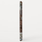 ウエスタン女性のカーボーイコウィドブラウンレザー Case-Mate iPhoneケース (裏面/左)