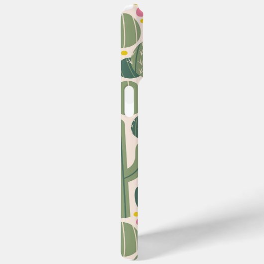 ウエスタン女性のカーボーイサボスデザートフローラルパターン Case-Mate iPhoneケース (裏面 / 右)