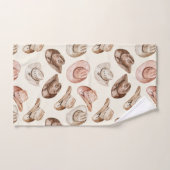 ウエスタン女性のカーボーイピンクブラウンハット バスタオルセット (ハンドタオル)