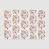 ウエスタン女性のカーボーイフローラドリームキャッチャー誕生日 薄葉紙 (正面)