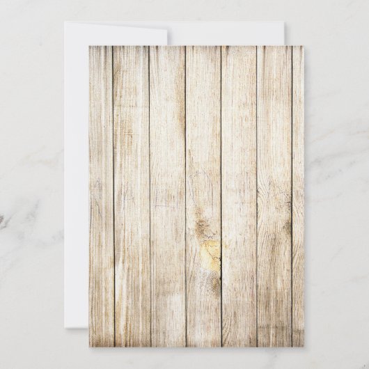 ウエスタン女性のカーボーイラスティックスクラップブック作りジャーナルフローラ 招待状 (裏面)