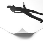 ウエスタン女性のカーボーイ フォトプリント (角)