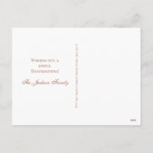 ウエスタン感謝祭秋ハーベストブルスカル シーズンポストカード (裏面)