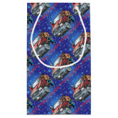 ウエスタン抱き枕カウボーイアンドトラック スモールペーパーバッグ (裏面)