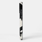 ウエスタン牧場の動物 牛 カントリー iPhoneケース (左側面)