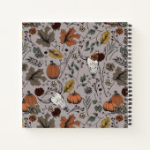 ウエスタン秋ハーベストアンド牛スカル ノートブック (裏面)