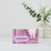 ウエスタン素朴テクスパーグランジプルブルスカル 名刺 (スタンド正面)