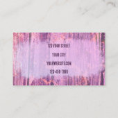 ウエスタン素朴テクスパーグランジプルブルスカル 名刺 (裏面)