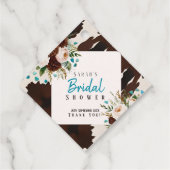 ウエスタン素朴ワイルドフラワーボホサンキュー フェイバータグ (裏面)