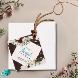 ウエスタン素朴ワイルドフラワーボホサンキュー フェイバータグ