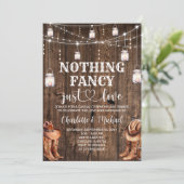 ウエスタン素朴Nothingファンシーは単なる愛結婚の 招待状 (スタンド正面)