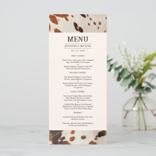 ウエスタン結婚ズ・メニュー メニュー (スタンド正面)