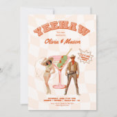 ウエスタン誕生日招待状パーティージョイントパーティー 招待状 (正面)